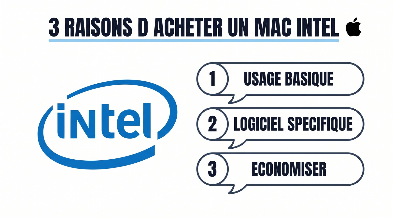 3 raisons d'acheter un Mac Intel