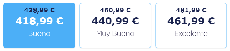 Calificación de productos reacondicionados de Certideal