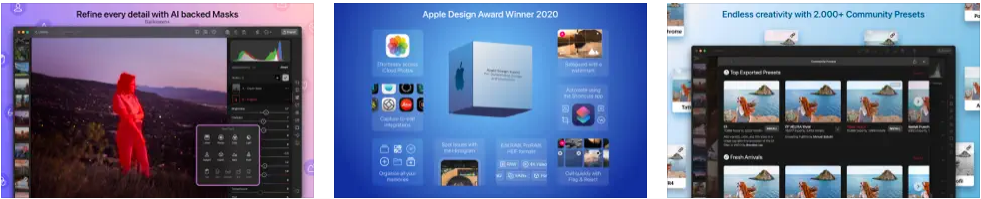 Darkroom for Mac screenshots