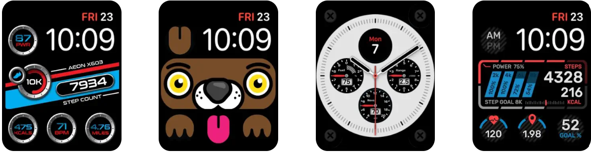 Capturas de pantalla de la app Watch Faces by Facer