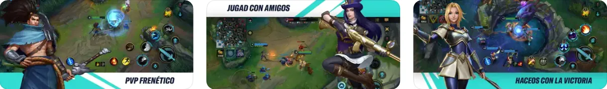 Capturas de pantalla de League of Legends: Wild Rift en iPhone