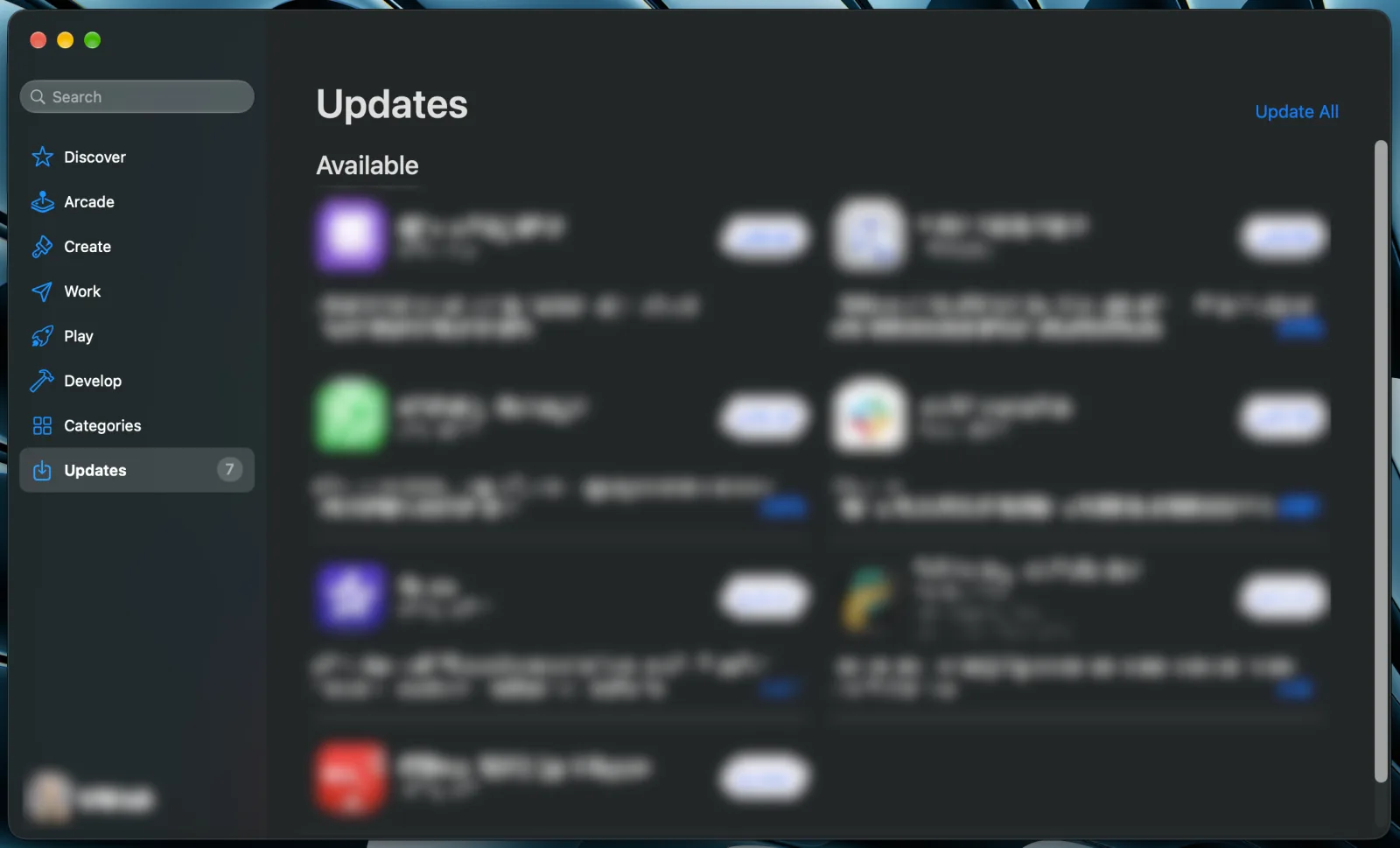 Tab Updates im App Store