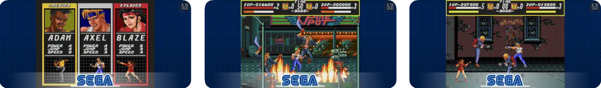 Capturas de pantalla de Streets of Rage en iPhone