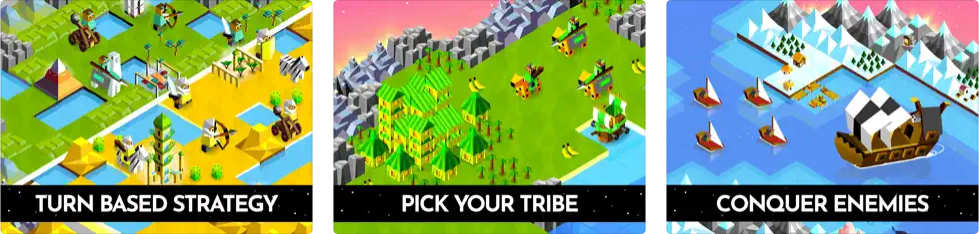 The Battle of Polytopia iPad game screenshots