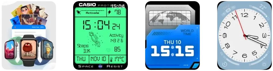 Watch Faces Albums app screenshots