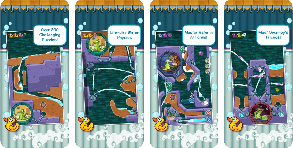 Where's My Water iPhone game screenshots