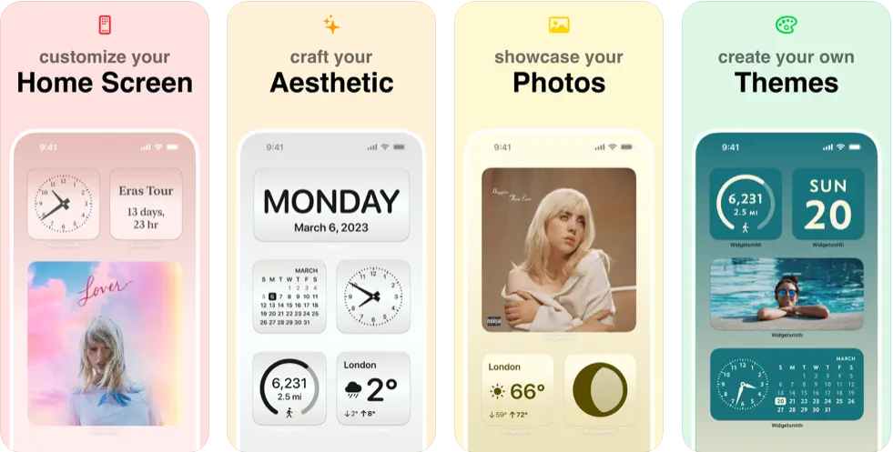 Capturas de pantalla de Widgetsmith
