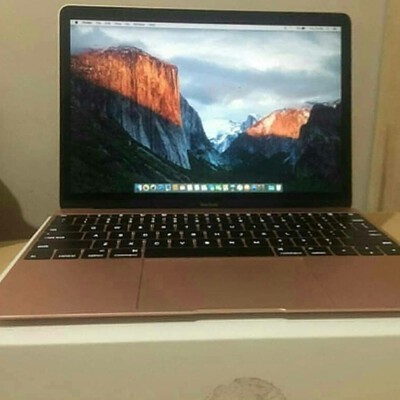 macbook 12 inch 2016 rose gol