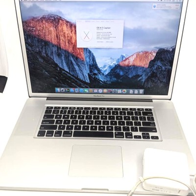macbook pro 17 inch nr antiglare 2011 silve