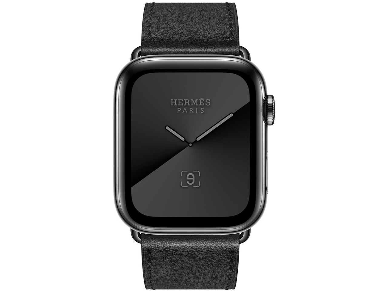 apple watch hermes series 5 cellular 44mm space black stainless steel noir single tour 