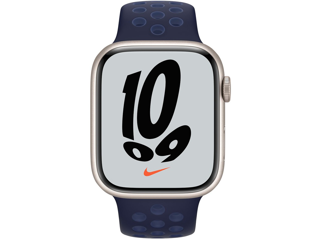 apple watch nike series 7 45mm starlight aluminum olive graycargo khaki nike sport band 