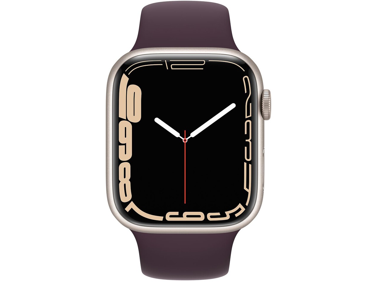 apple watch series 7 41mm starlight aluminum midnight sport band 