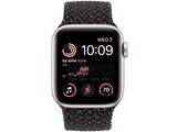 apple watch se 2 40mm starlight aluminum black unity braided solo loop 