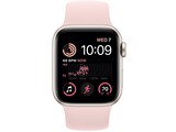 apple watch se 2 40mm starlight aluminum chalk pink solo loop 