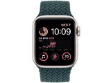 apple watch se 2 40mm starlight aluminum rainforest braided solo loop