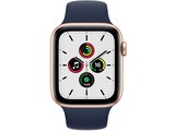 apple watch se 44mm gold aluminum pink sand sport band 