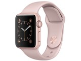 apple watch series 1 38mm rose gold aluminum pink sand sport band