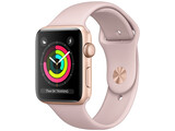 apple watch series 3 42mm gold aluminum pink sport band