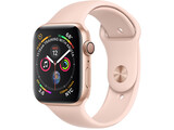 apple watch series 4 44mm gold aluminum pink sand sport band