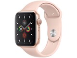 apple watch series 5 44mm gold aluminum pink sand sport band 