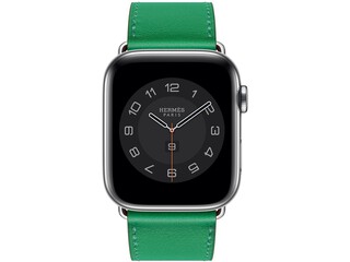 apple watch hermes series 6 cellular 44mm silver stainless bambou double tour
