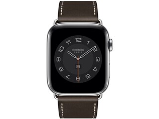 apple watch hermes series 6 cellular 44mm silver stainless ebene double tour