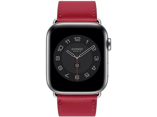 apple watch hermes series 6 cellular 44mm silver stainless fauve double tour