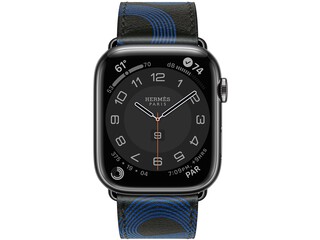 apple watch hermes series 7 cellular 41mm space black stainless rouge hnoir single tour
