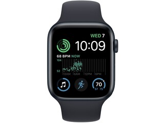 apple watch se 2 44mm midnight aluminum slate blue sport band