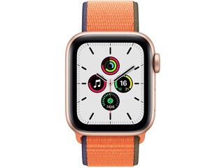 apple watch se 40mm gold aluminum kumquat sport loop