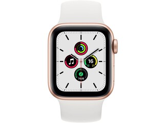 apple watch se 40mm gold aluminum white solo loop