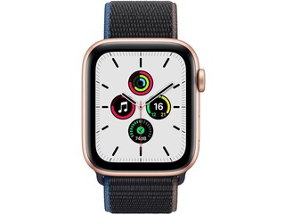 apple watch se 44mm gold aluminum charcoal sport loop