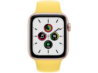 apple watch se 44mm gold aluminum ginger sport band