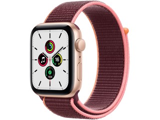 apple watch se cellular 40mm gold aluminum plum sport loop