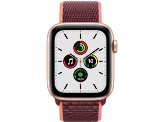 apple watch se cellular 44mm gold aluminum plum sport loop