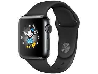 apple watch series 2 38mm space black stainless steel space black sport band