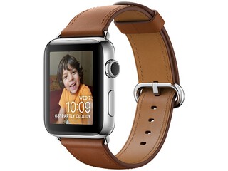 apple watch series 2 38mm space gray stainless steel saddle brown classic buckle