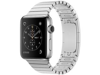apple watch series 2 38mm space gray stainless steel silver link bracelet