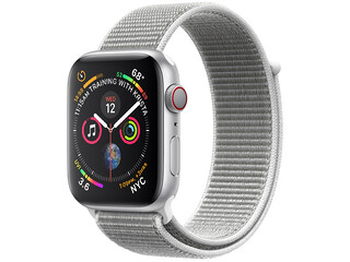 apple watch series 4 cellular 40mm silver aluminum seashell sport loop
