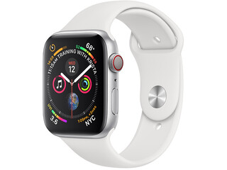 apple watch series 4 cellular 40mm silver aluminum white sport band