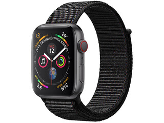 apple watch series 4 cellular 40mm space gray aluminum space black sport loop