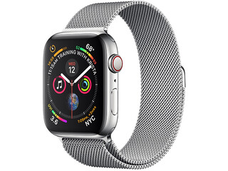apple watch series 4 cellular 44mm space gray stainless steel silver stainless steel