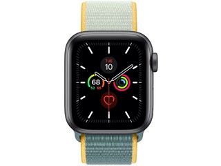 apple watch series 5 40mm space gray aluminum sunshine sport loop