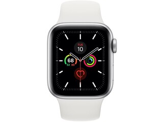apple watch series 5 cellular 40mm silver aluminum white sport band