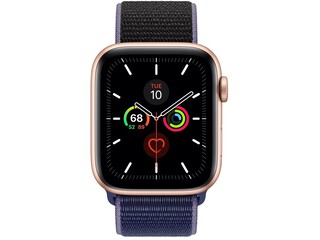 apple watch series 5 cellular 44mm gold aluminum midnight blue sport loop