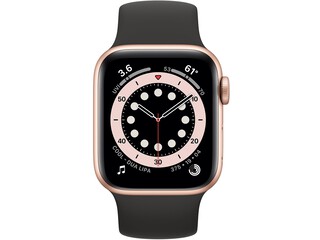 apple watch series 6 40mm gold aluminum black solo loop