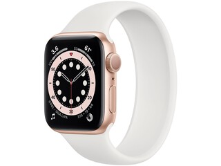 apple watch series 6 40mm gold aluminum white solo loop