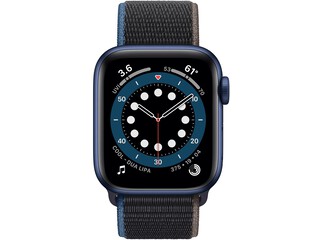 apple watch series 6 cellular 40mm blue aluminum charcoal sport loop