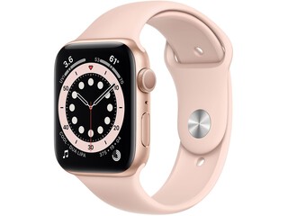 apple watch series 6 cellular 40mm gold aluminum pink sand sport band