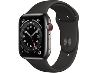 apple watch series 6 cellular 40mm graphite milanese loop black sport band